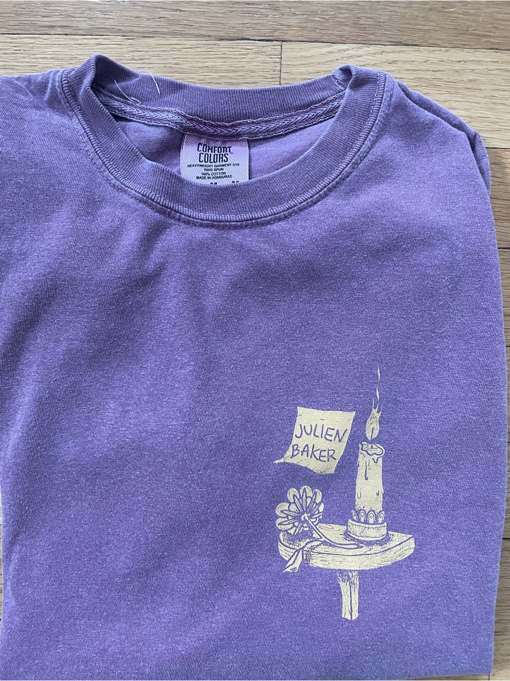 Julien Baker Long-Sleeve Purple Graphic Tee - Picture 3 of 3